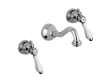 PRAGA - PRAGA CRYSTAL - F7522 - 3 hole wall-mounted washbasin tap by Rubinetteria Giulini - view 2